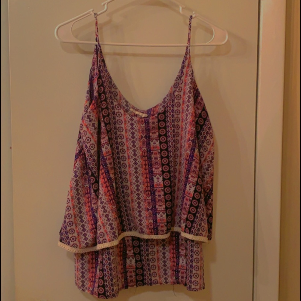 Pink and Purple Tank Top